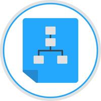 TimeFlat Circle Flat Circle Icon vector