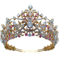 Crown on isolated transparent background png