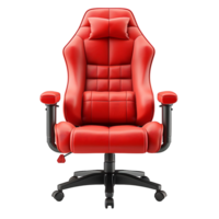 Gaming chair isolated on isolated transparent background png