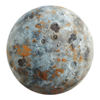 Mercury planet on isolated transparent background png