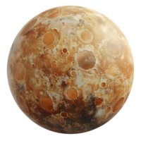 Mercury planet on isolated transparent background png