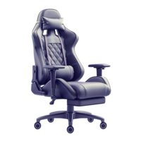 Gaming chair isolated on isolated transparent background png