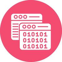 Browser Multi Color Circle Icon vector
