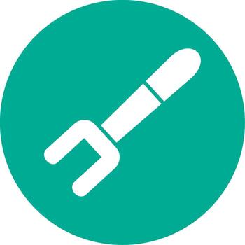 Fork Multi Color Circle Icon vector