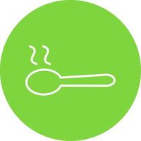 Spoon Multi Color Circle Icon vector