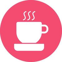 Cup Multi Color Circle Icon vector
