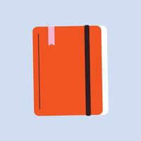 Notebooks illustration on white background vector