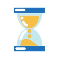 the hourglass is running out of time end of deadline vector