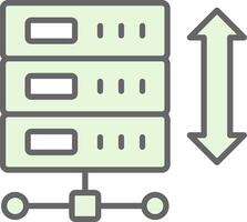 Expand Arrows Fillay Icon Design vector