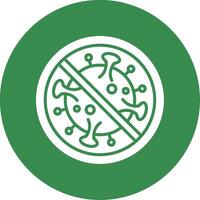 Prohibited Sign Multi Color Circle Icon vector