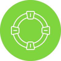 Life Saver Multi Color Circle Icon vector