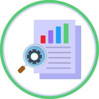 Jackhammer Flat Circle Icon vector