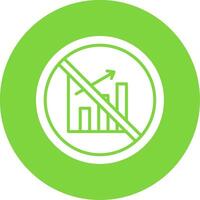 Prohibited Sign Multi Color Circle Icon vector