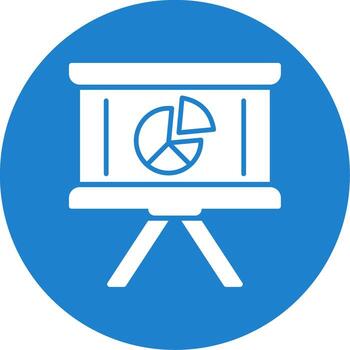 Pie Chart Multi Color Circle Icon vector