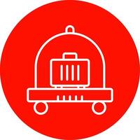 Cart Multi Color Circle Icon vector