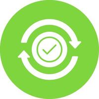 Refresh Multi Color Circle Icon vector