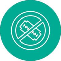 No Blade Multi Color Circle Icon vector