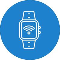 Wi-fi Multi Color Circle Icon vector