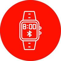 Bluetooth Multi Color Circle Icon vector