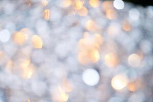 blurred background, bokeh with beautiful highlights photo