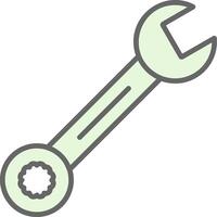 llave relleno icono diseño vector
