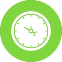 Clock Multi Color Circle Icon vector