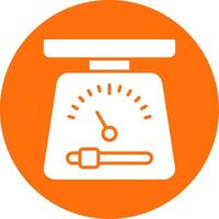 Scales Multi Color Circle Icon vector
