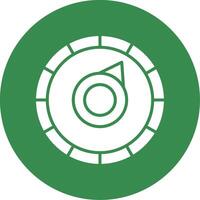 Gauge Multi Color Circle Icon vector