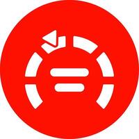 Dial Multi Color Circle Icon vector