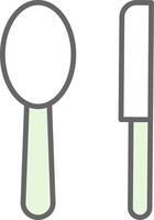 Cutlery Fillay Icon Design vector