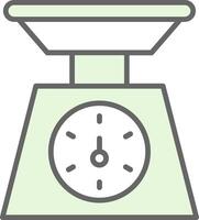 Weighing Machine Fillay Icon Design vector