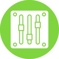 Gauge Multi Color Circle Icon vector