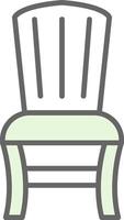 Armchair Fillay Icon Design vector