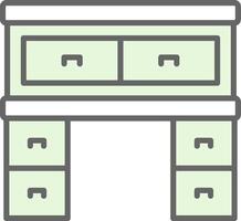 Bureau Fillay Icon Design vector