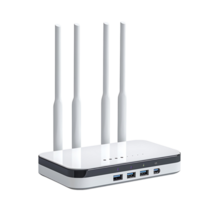 Wifi router Aan geïsoleerd transparant achtergrond png