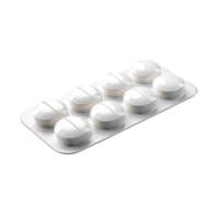 3d pills drug on isolated transparent background png