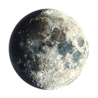 Moon on isolated background png