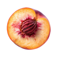 Pfirsich Obst auf isoliert transparent Hintergrund png