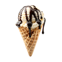 ice cream cones on isolated background png