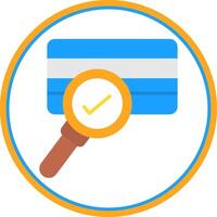 Soil Sampling Flat Circle Icon vector