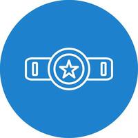 Belt Multi Color Circle Icon vector