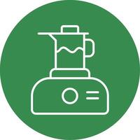 Juicer Multi Color Circle Icon vector