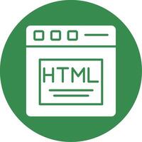 Html Multi Color Circle Icon vector