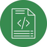 Coding Multi Color Circle Icon vector