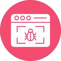 Browser Multi Color Circle Icon vector