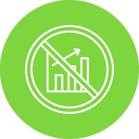 Prohibited Sign Multi Color Circle Icon vector