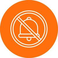 Prohibited Sign Multi Color Circle Icon vector