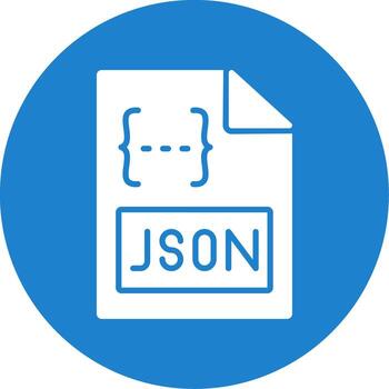 Json Multi Color Circle Icon vector
