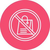 Prohibited Sign Multi Color Circle Icon vector