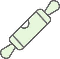 Rolling Pin Fillay Icon Design vector